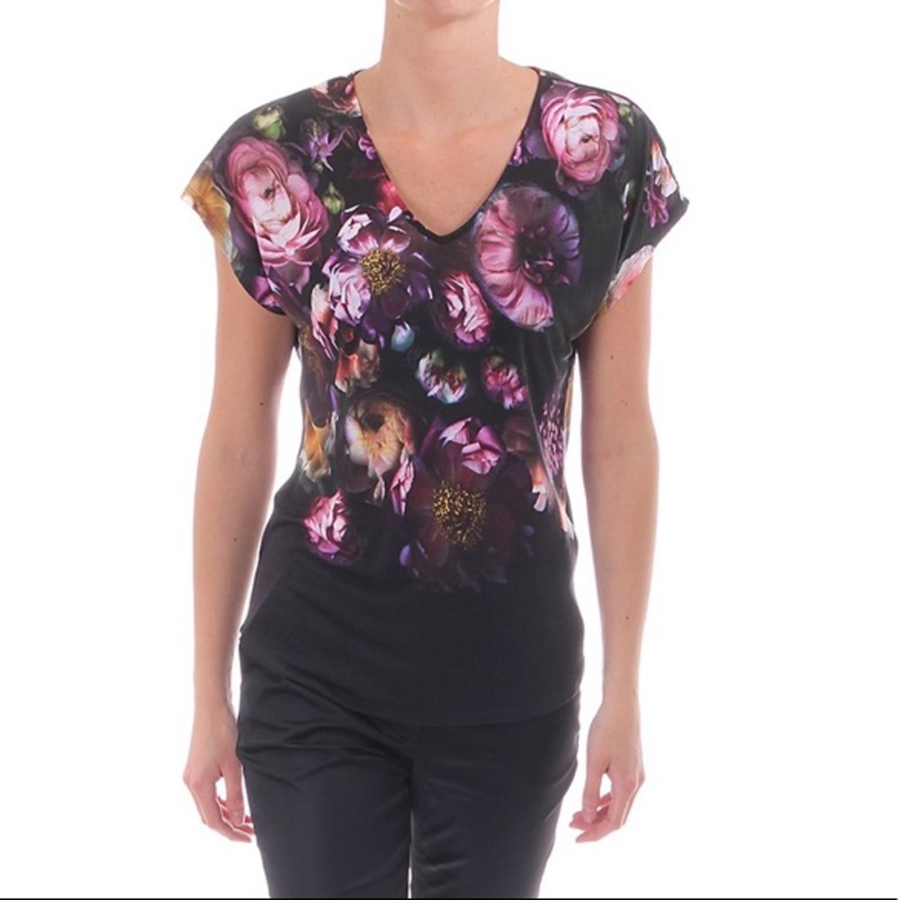 Ted Baker Vespah Floral Graphic Tee